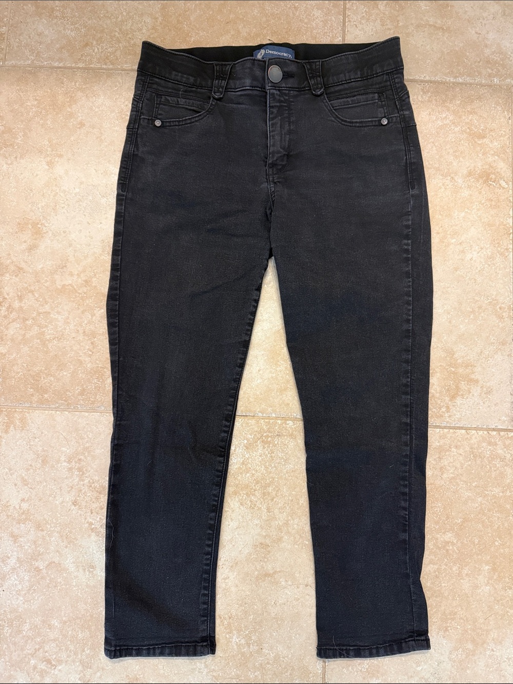 Democracy Black Women's Straight Leg Jeans